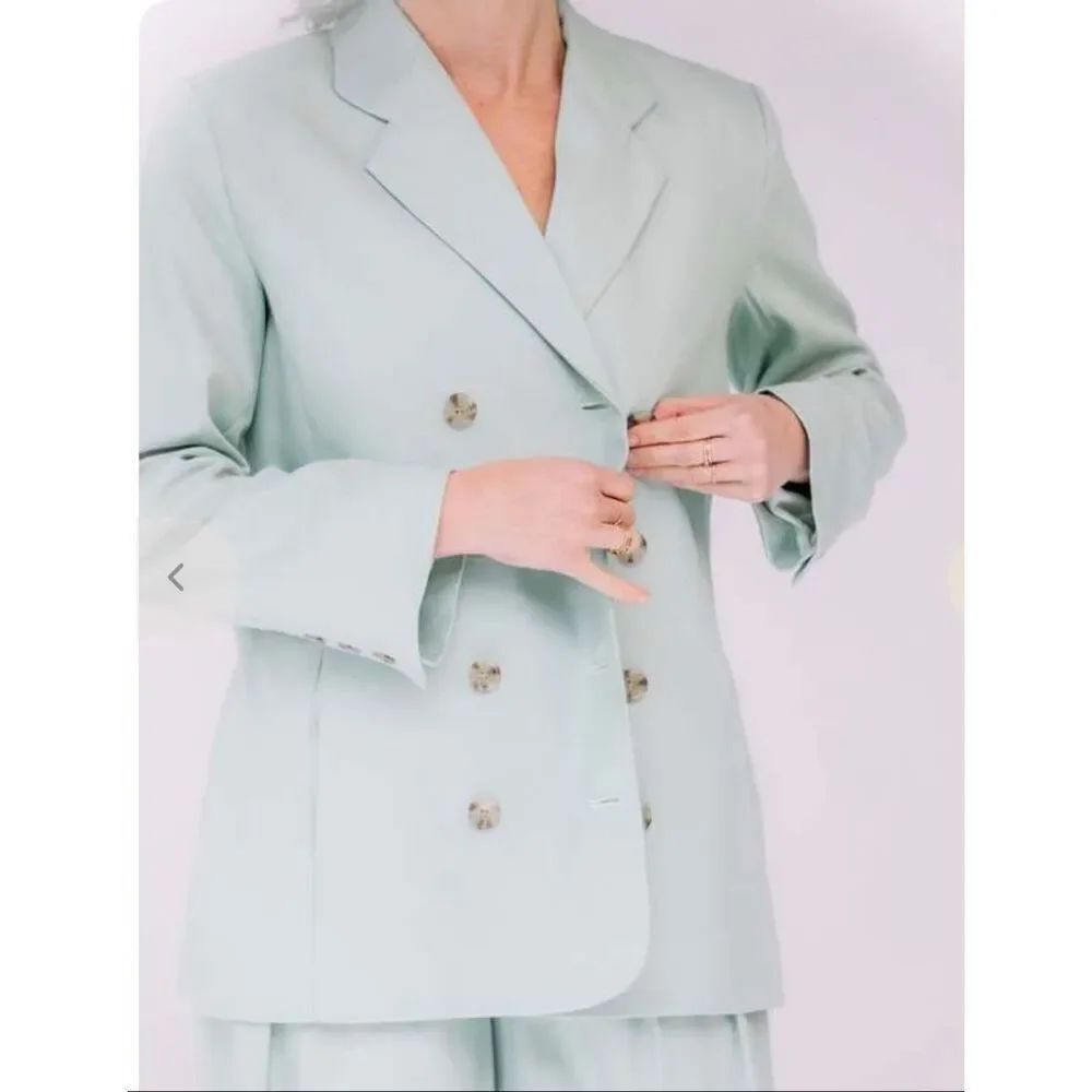 CHRISTY LYNN FREYA BLAZER - LIGHT TEAL NWT Size 6